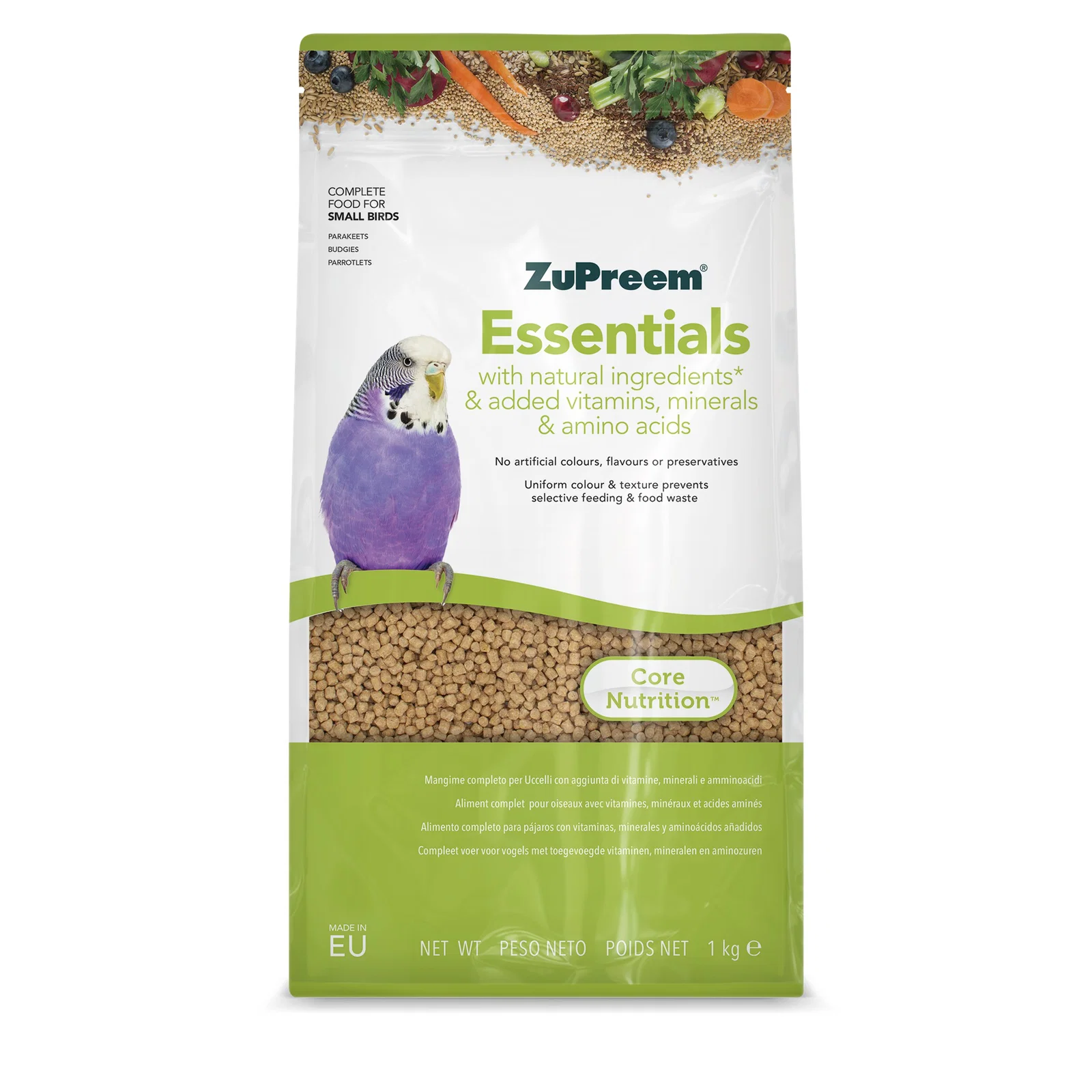Zupreem Essentials Undulat 1 kg